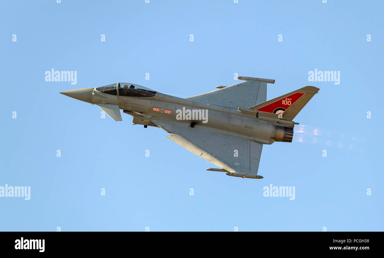 RAF Typhoon Display Foto Stock