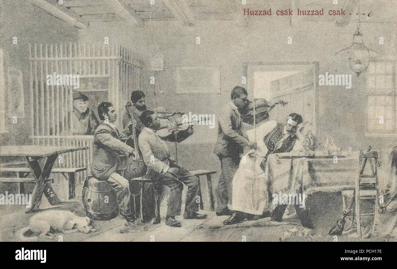 131 Cigánski muzikanti Foto Stock