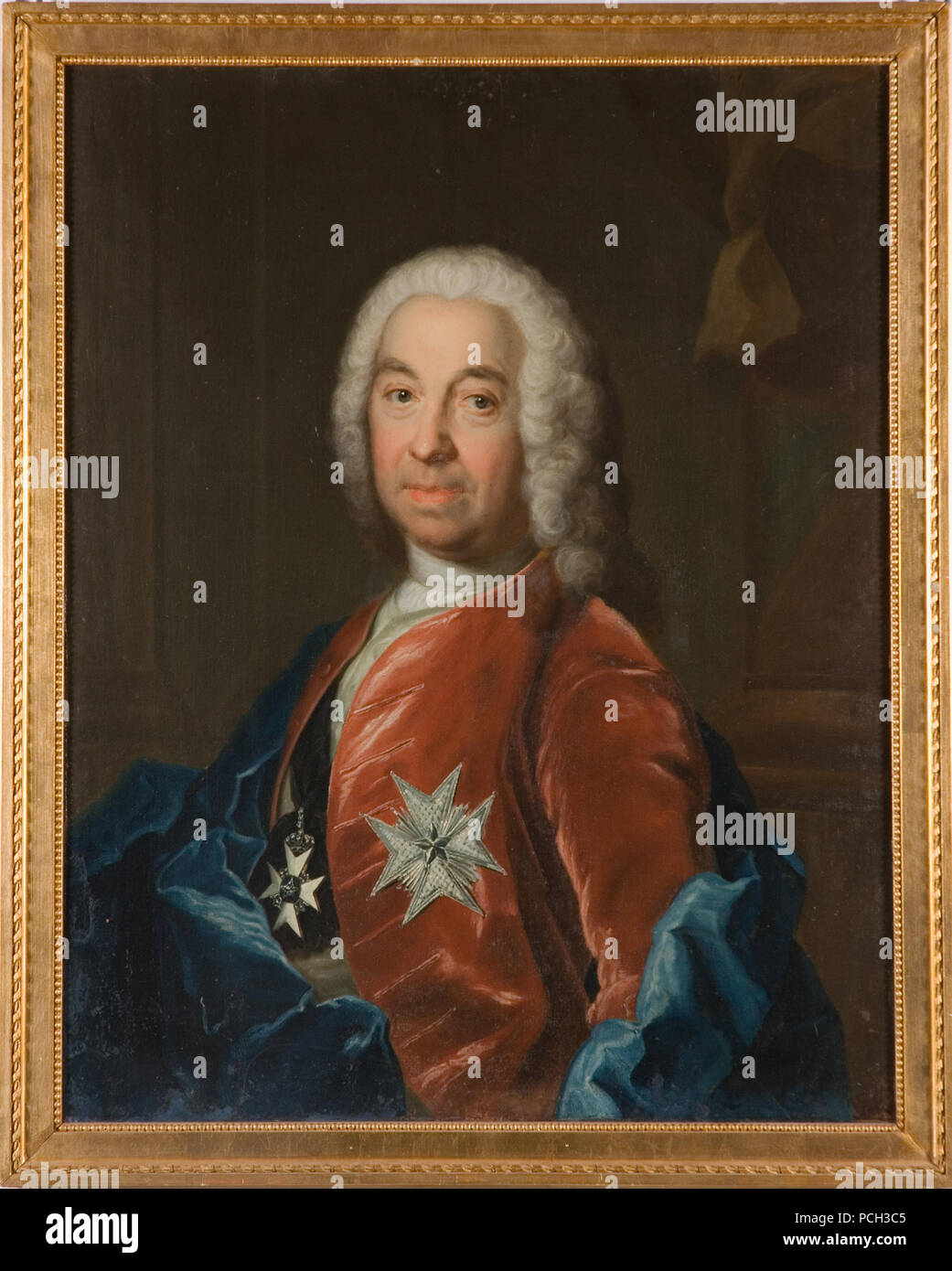 57 Leonard Klinckowström, 1685-1759 (Johan Henrik Scheffel) - Nationalmuseum - 16213 Foto Stock