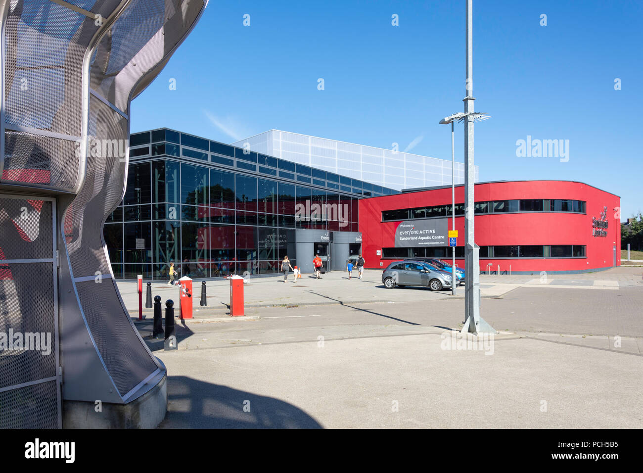 Sunderland Aquatic Centre, Vaux Brewery Way, Sheepfolds, City of Sunderland, Tyne and Wear, Inghilterra, Regno Unito Foto Stock