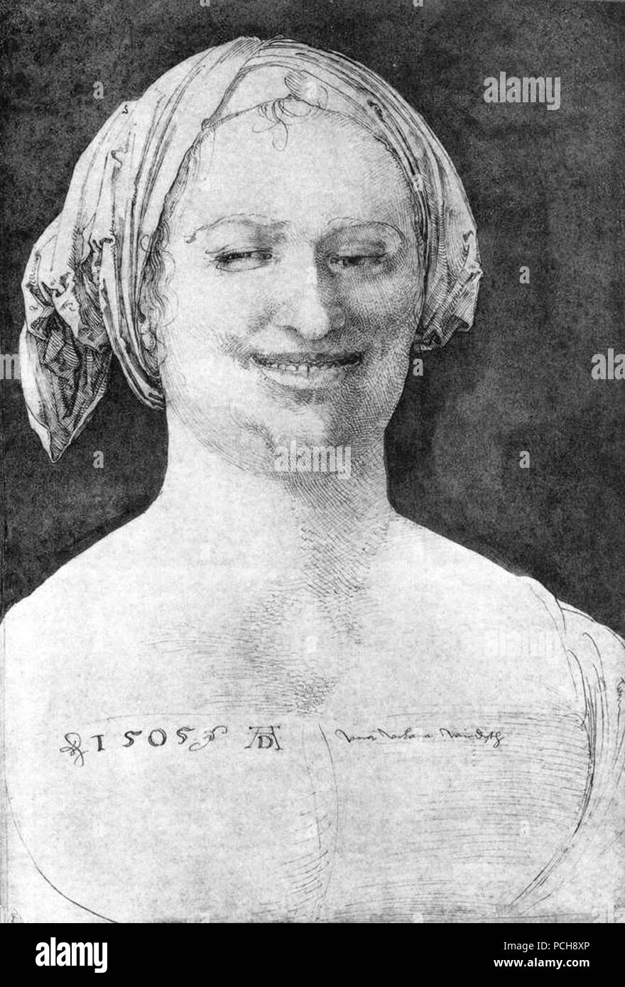 Albrecht Dürer - Ridere Contadina - Foto Stock