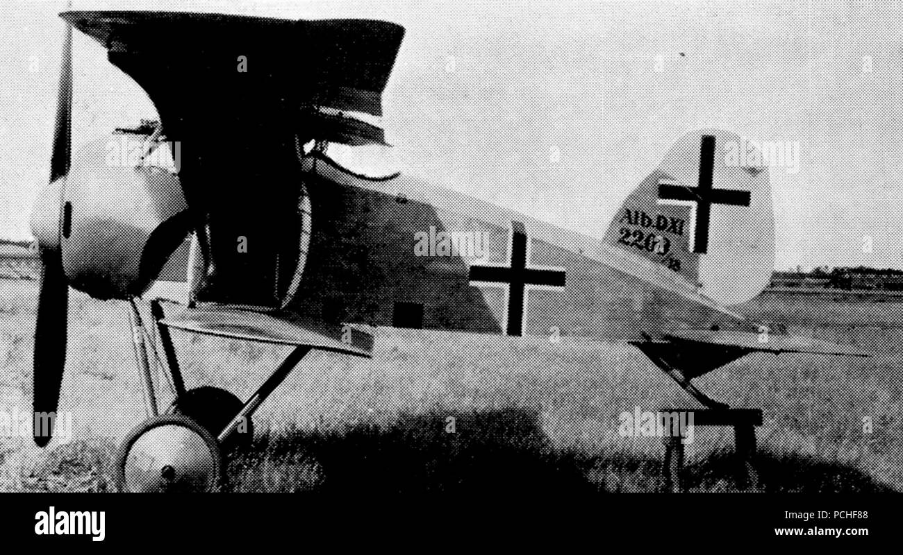Albatros D.XI prototipo con seriale. Foto Stock