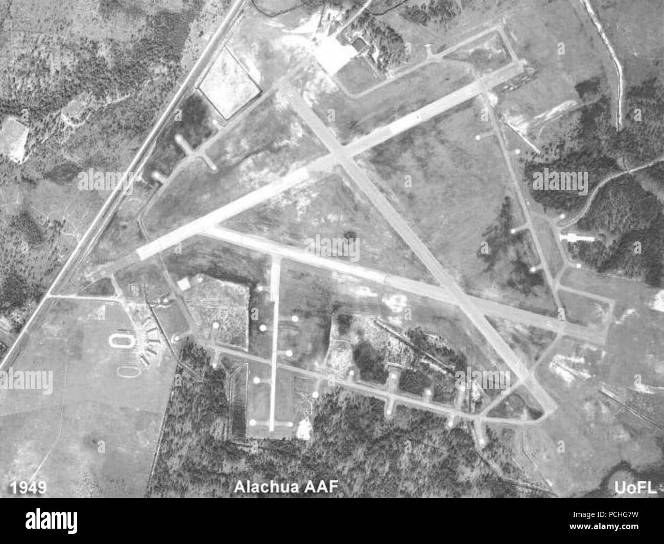 Alachua Army Airfield - 1949 - Florida. Foto Stock