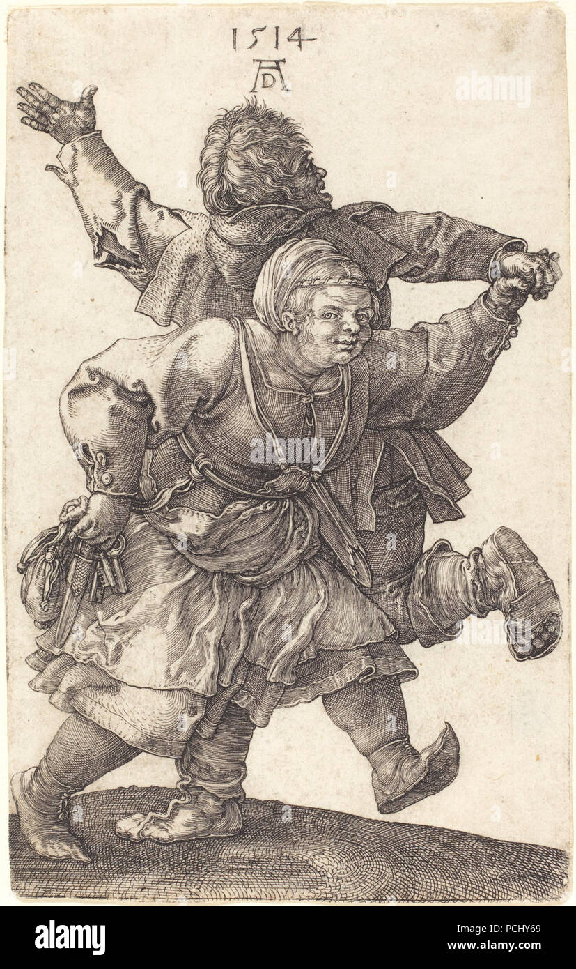 Albrecht Dürer - Contadino coppia danzante ( 1943.3.3529). Foto Stock