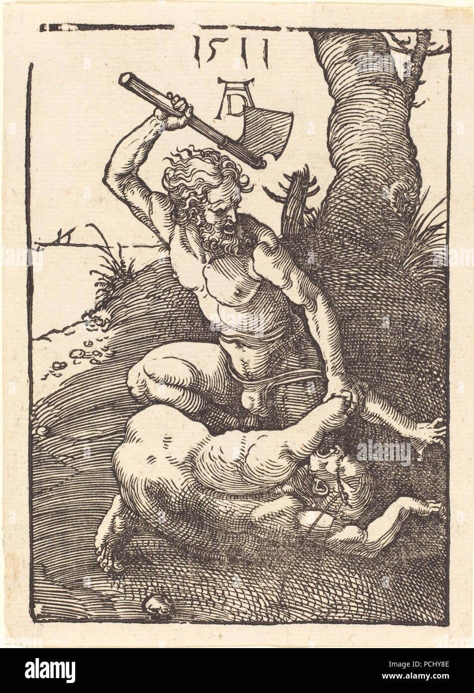 Albrecht Dürer - Caino uccidere Abele ( 1943.3.3671). Foto Stock