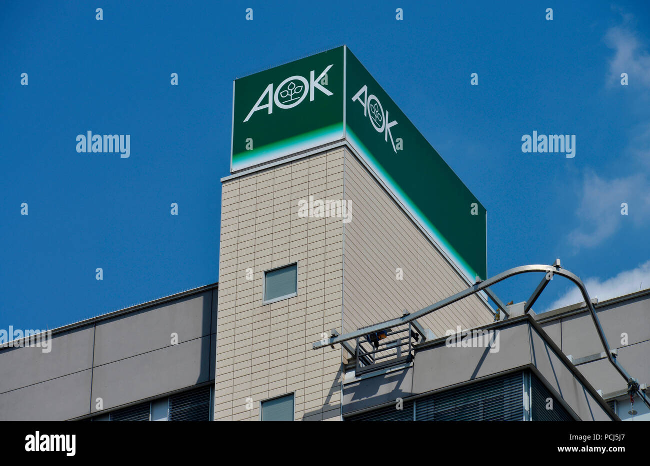 AOK, Wilhelmstrasse, Kreuzberg di Berlino, Deutschland Foto Stock
