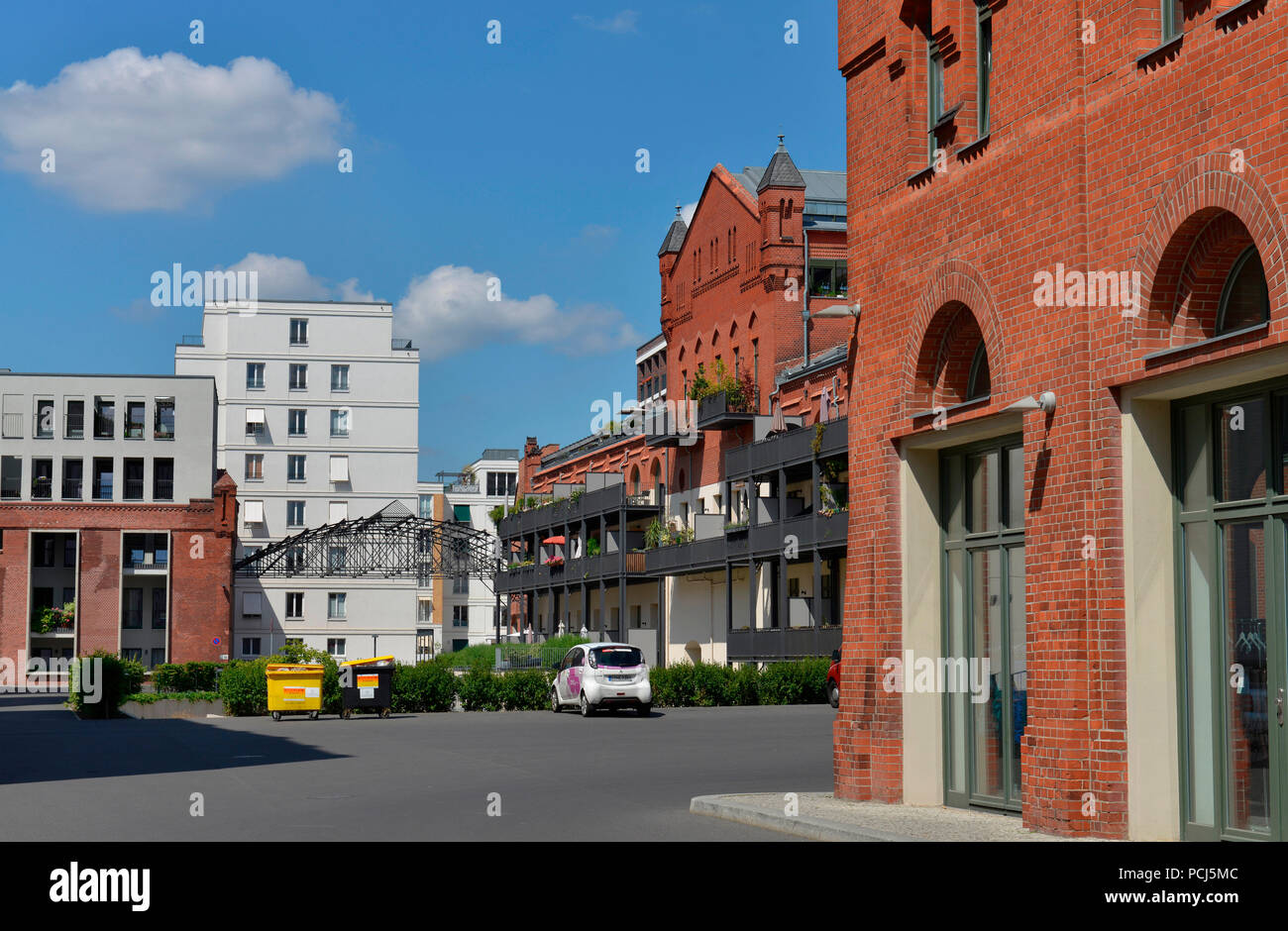 Viktoria-Quartier, Alte Brauerei, Kreuzberg di Berlino, Deutschland Foto Stock