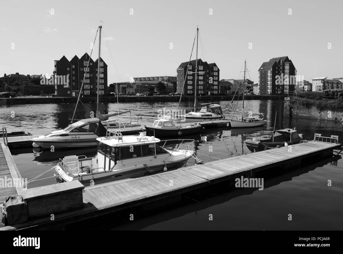 Yacht haven a Ayr Harbour Foto Stock