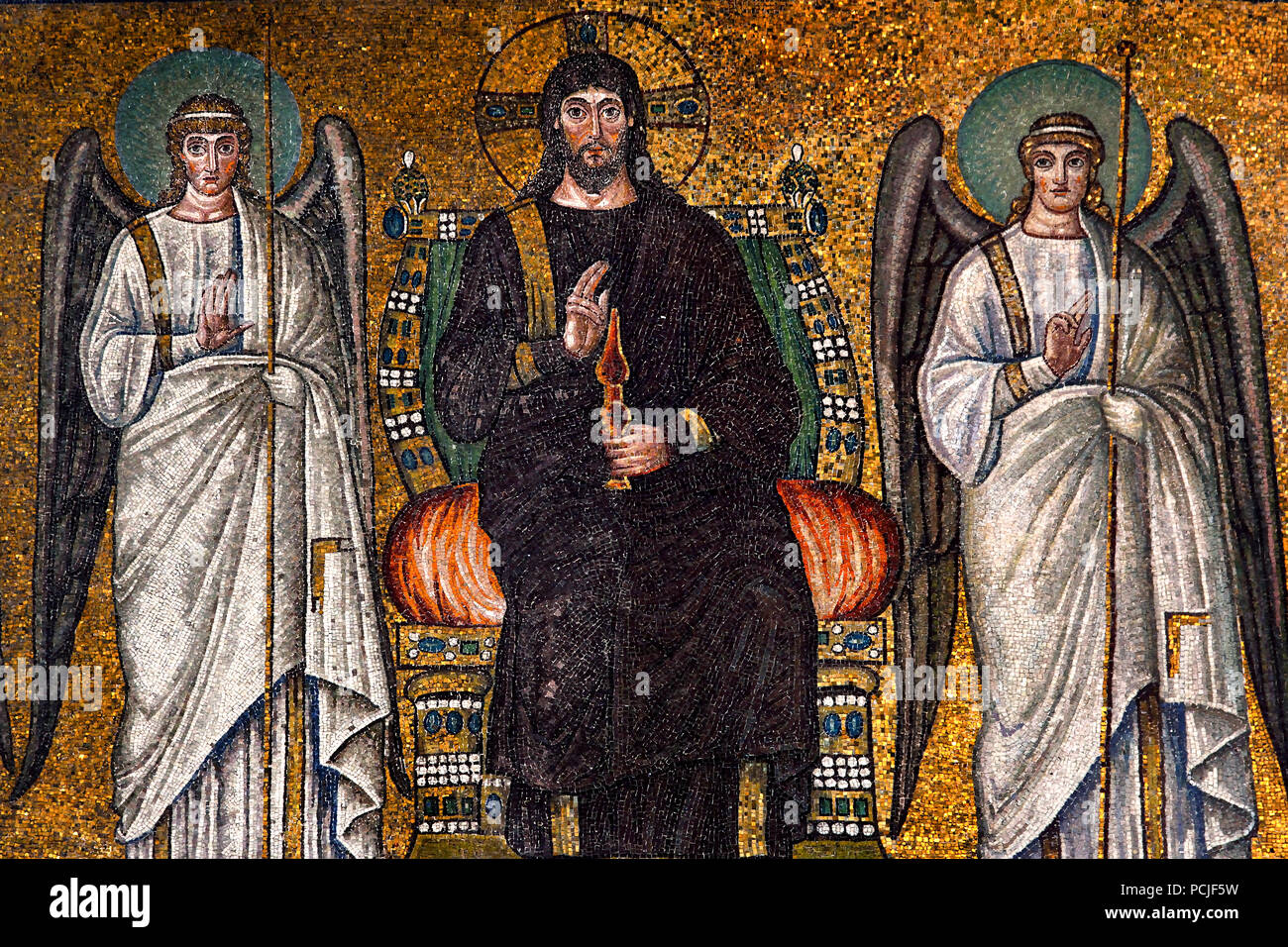 Basilica di Sant Apollinare Nuovo 67secolo mosaico bizantino Ravenna