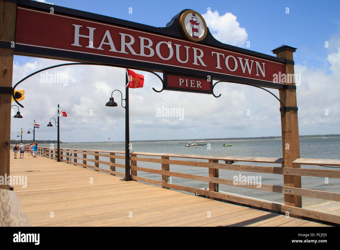 Harbour Town Hilton Head Island South Carolina Foto Stock