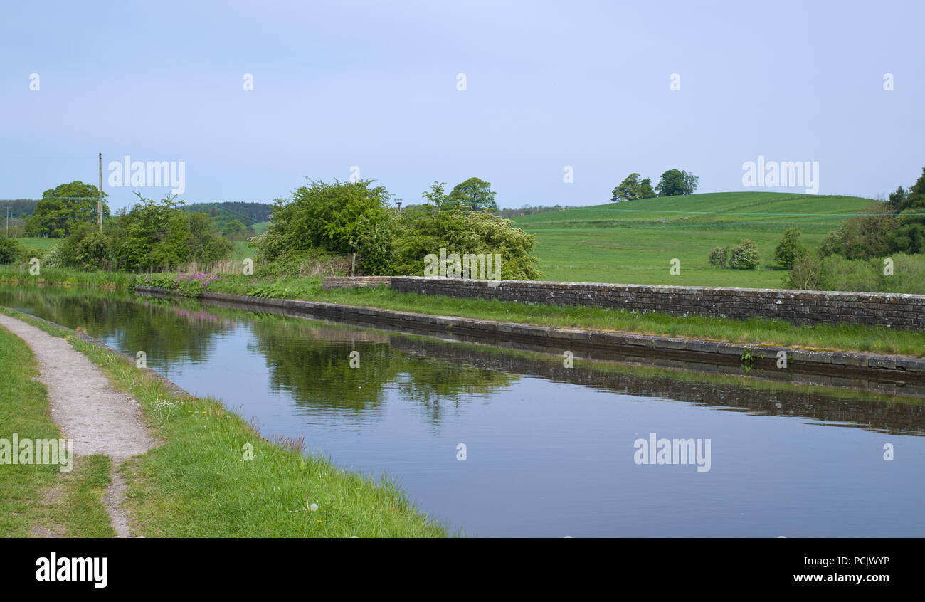 Leeds Liverpool Canal vicino a Skipton North Yorkshire Dales UK Foto Stock