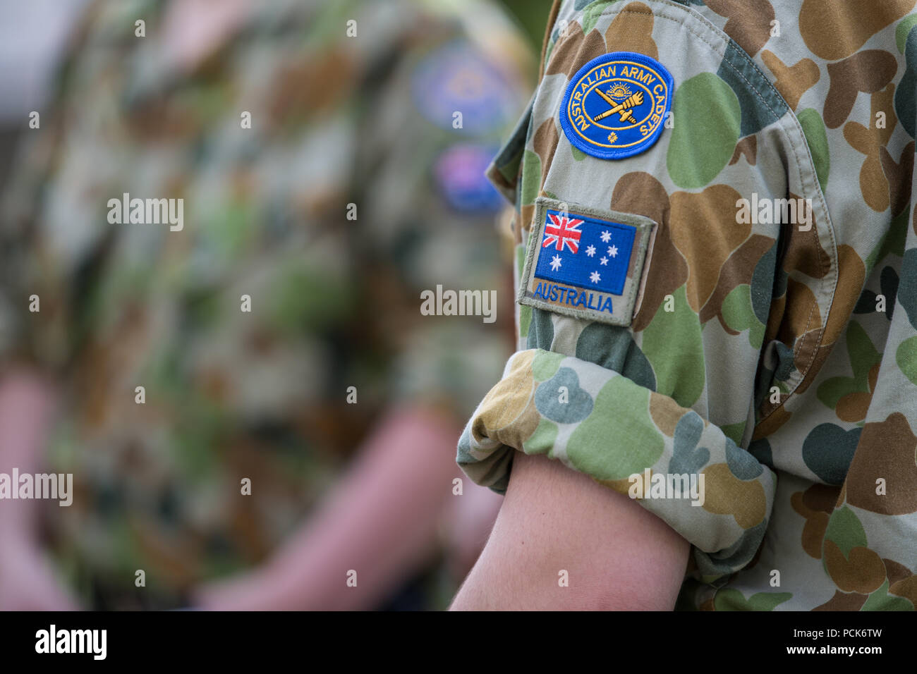 Esercito Australiano Cadetti uniforme Foto Stock