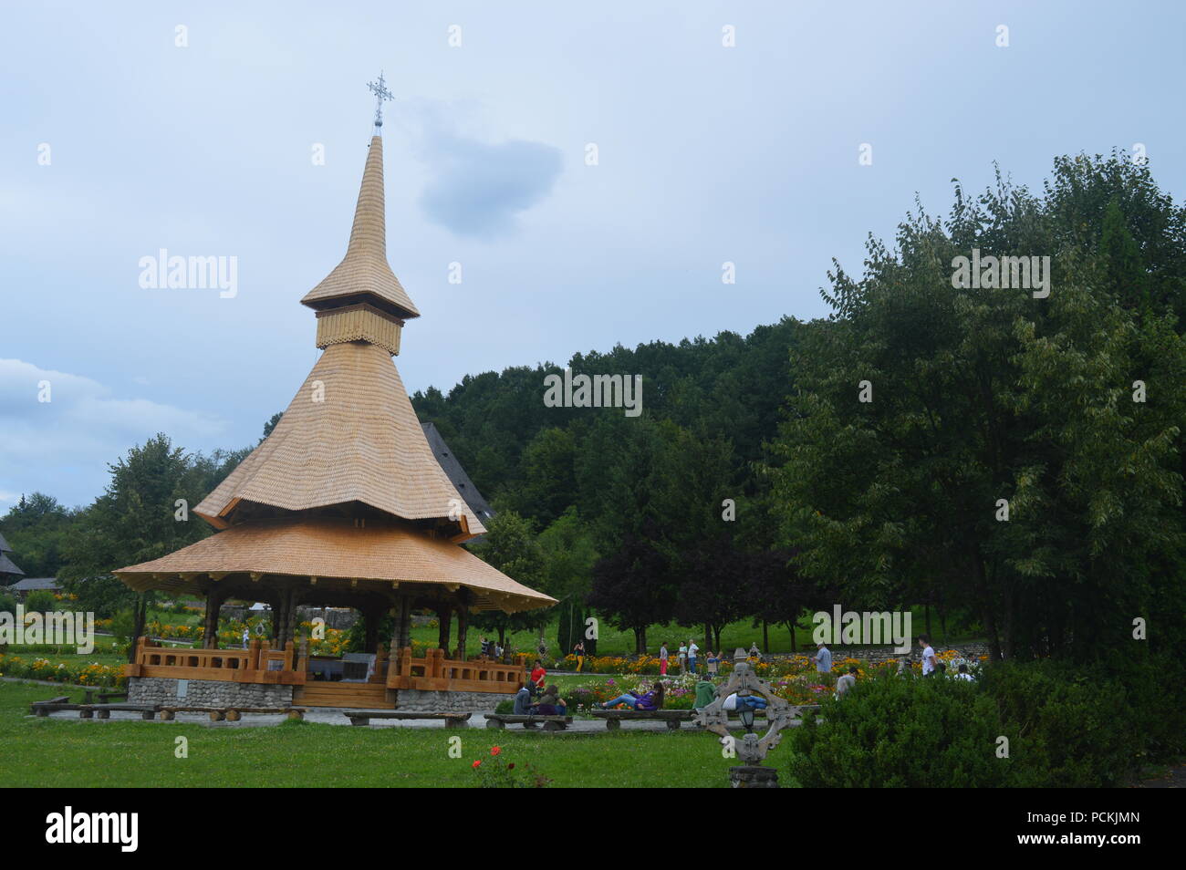 Barsana Monastero Foto Stock