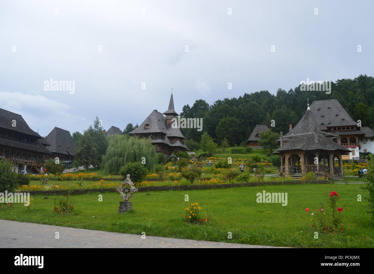 Barsana Monastero Foto Stock
