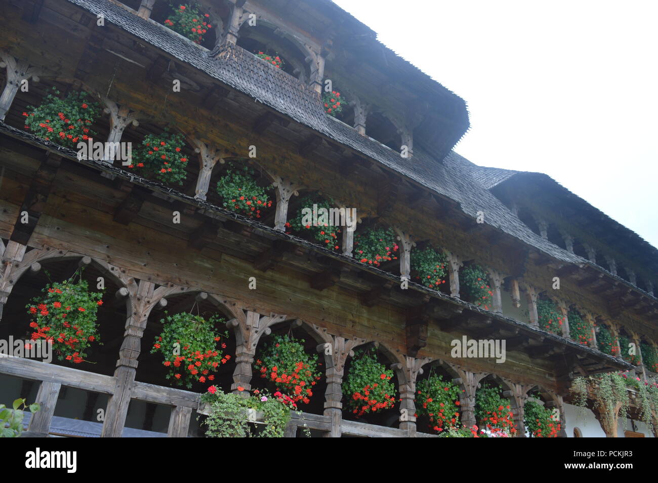 Barsana Monastero Foto Stock