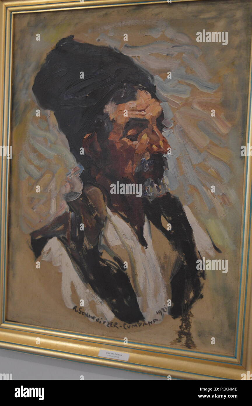 Vecchia verniciatura di un vecchio uomo Foto Stock