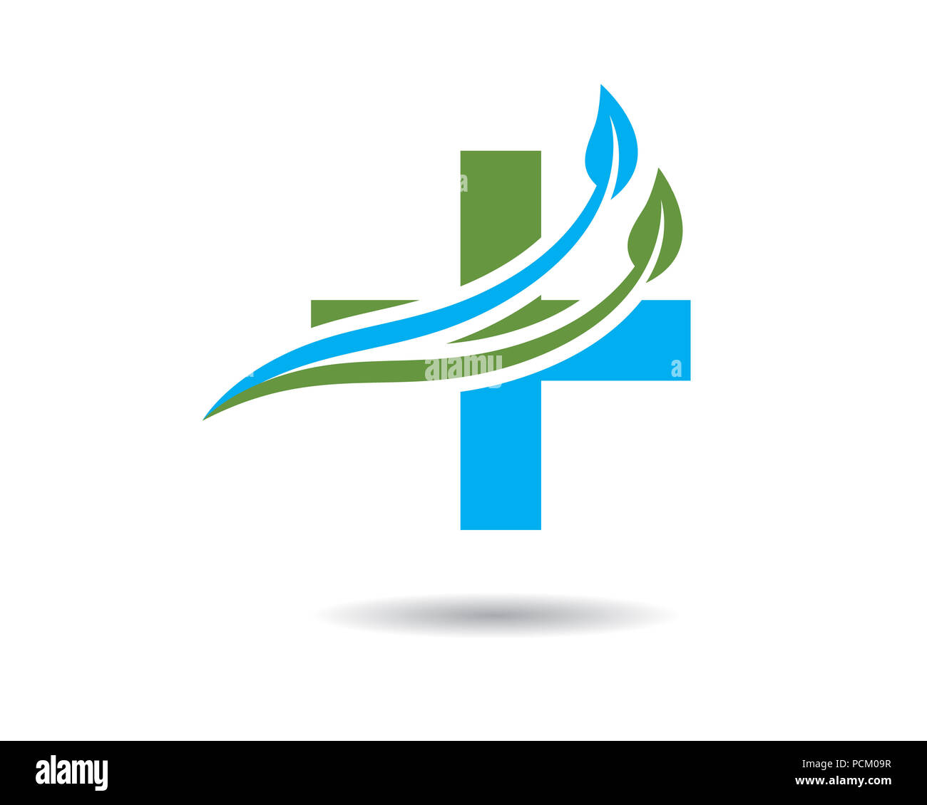 Logo medico modello icona vettore illustration design Foto Stock