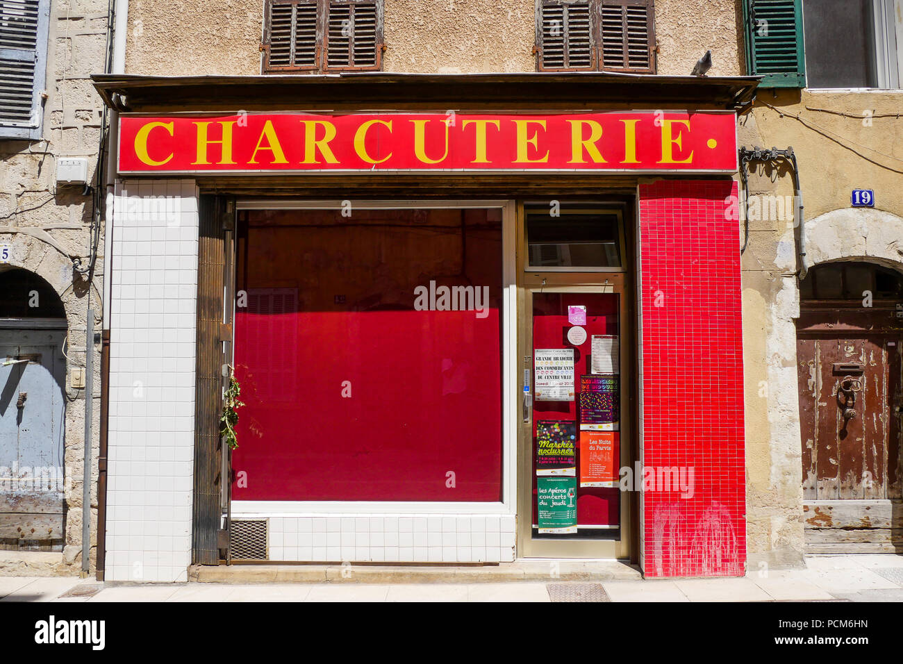 Porkshop, Saint-Maximin la Sainte Baume, Var, Francia Foto Stock