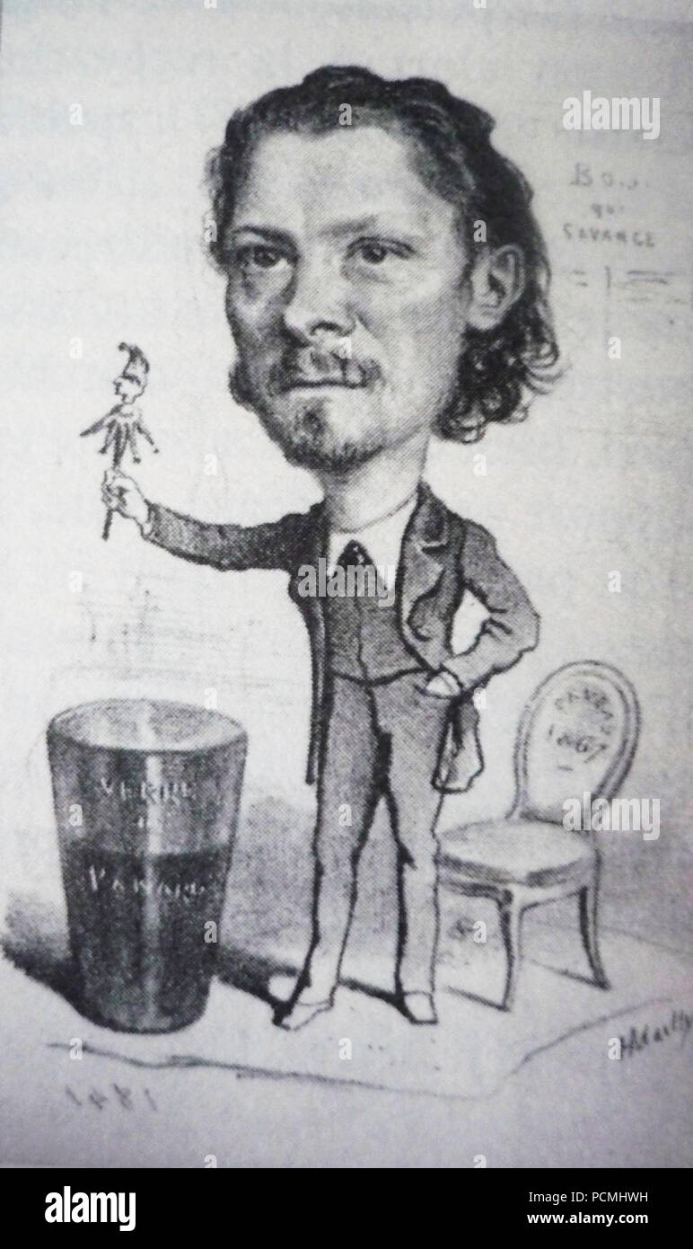 Alexandre Flan par Hippolyte Mailly. Foto Stock