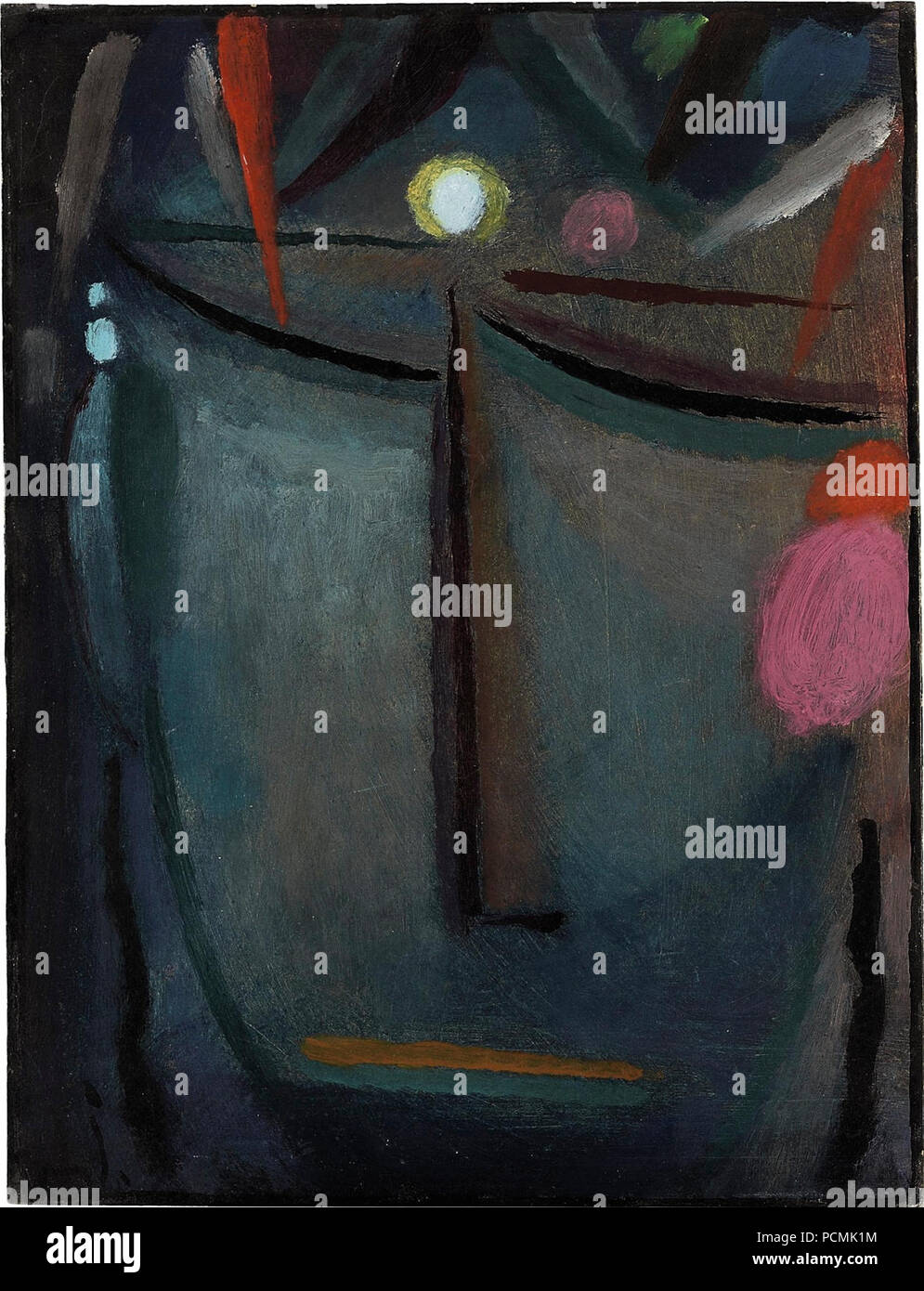 Alexej von Jawlensky Heilandsgesicht Dornenkrone 1918. Foto Stock