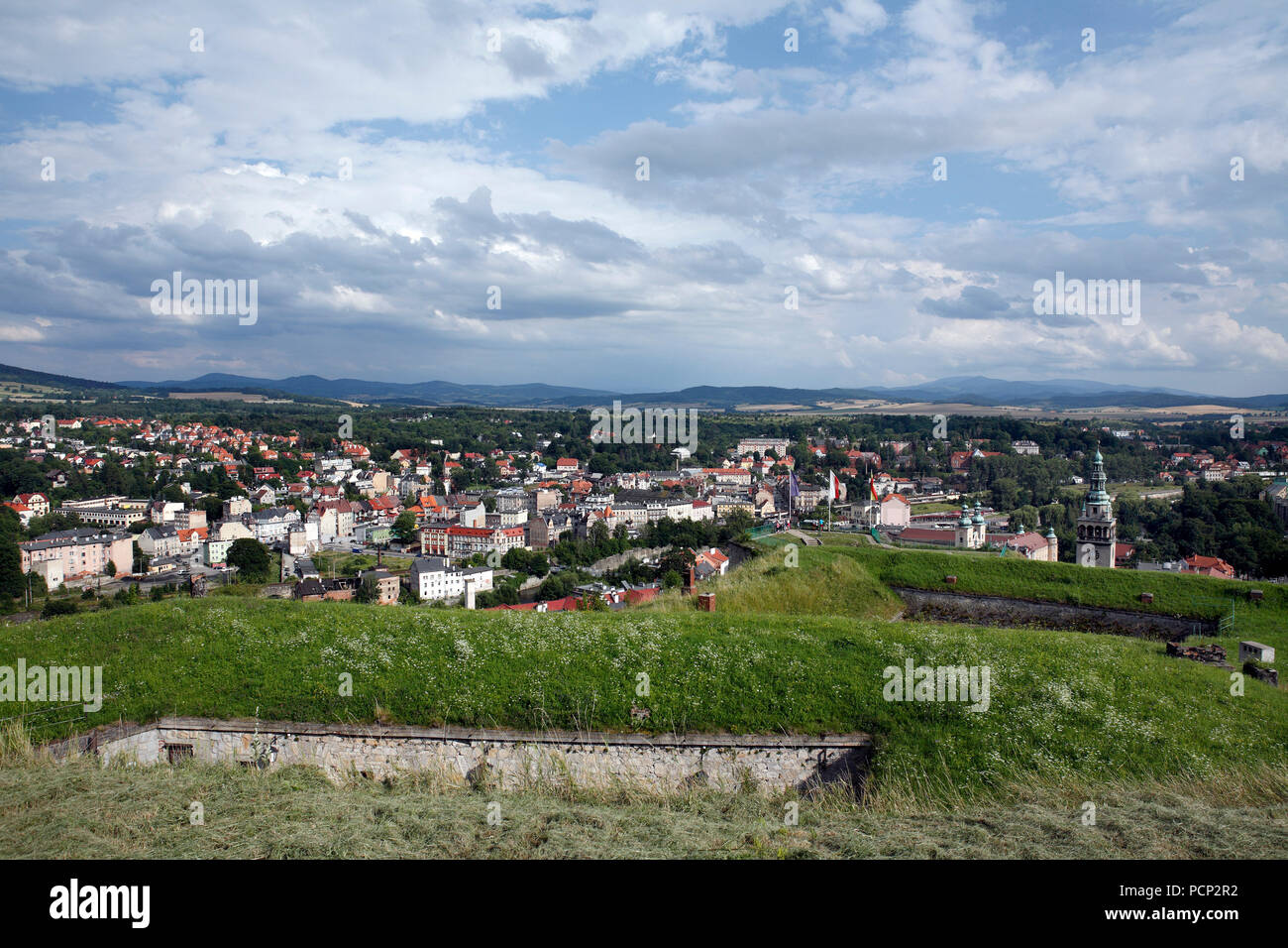Complesso fortificato in Klodzko (ex glatz), Bassa Slesia, Polonia, europa Foto Stock