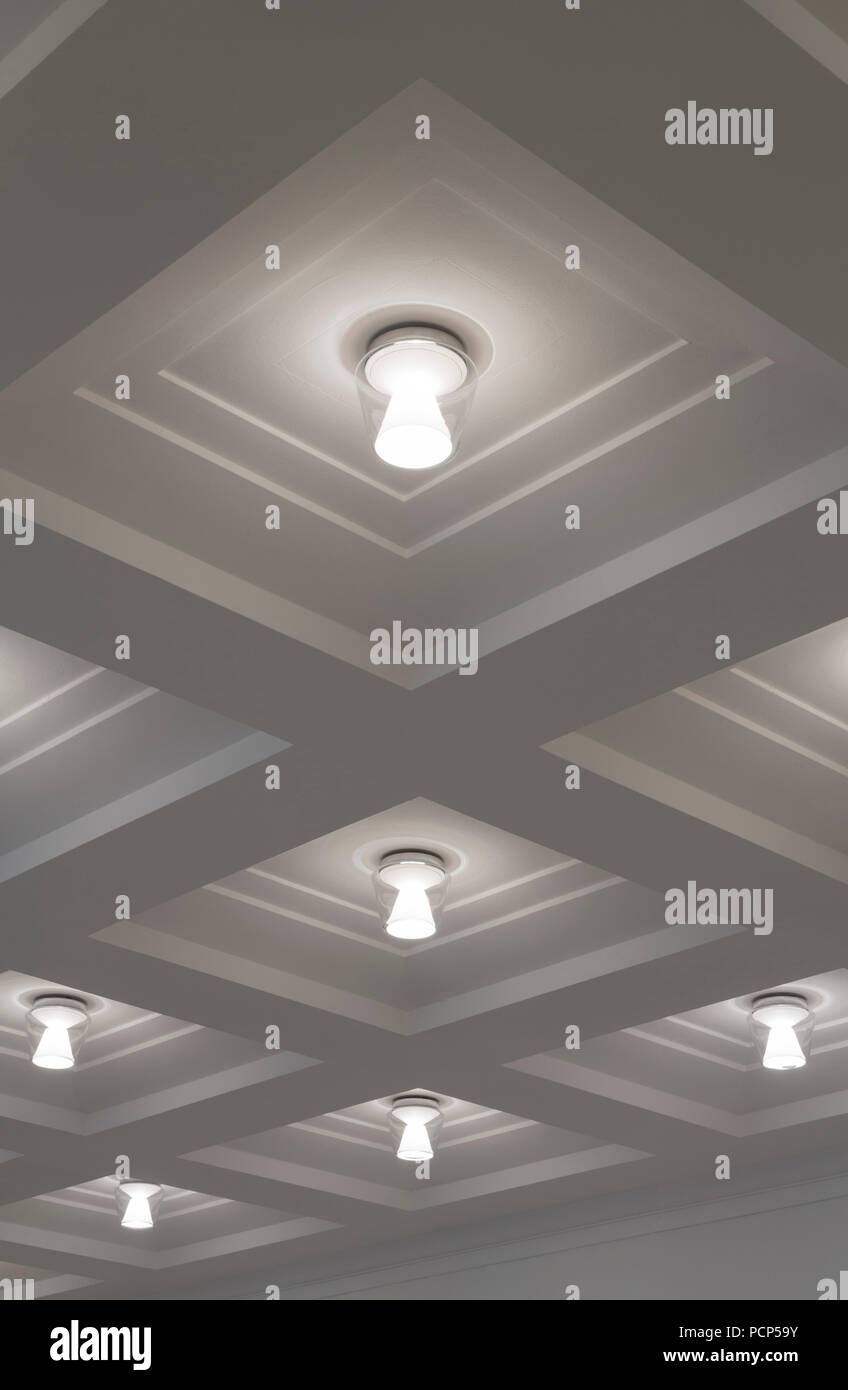 Innenräume leergeräumt während der Renovierung 2016 durch das Büro Winfried Brenne Architekten Foto Stock