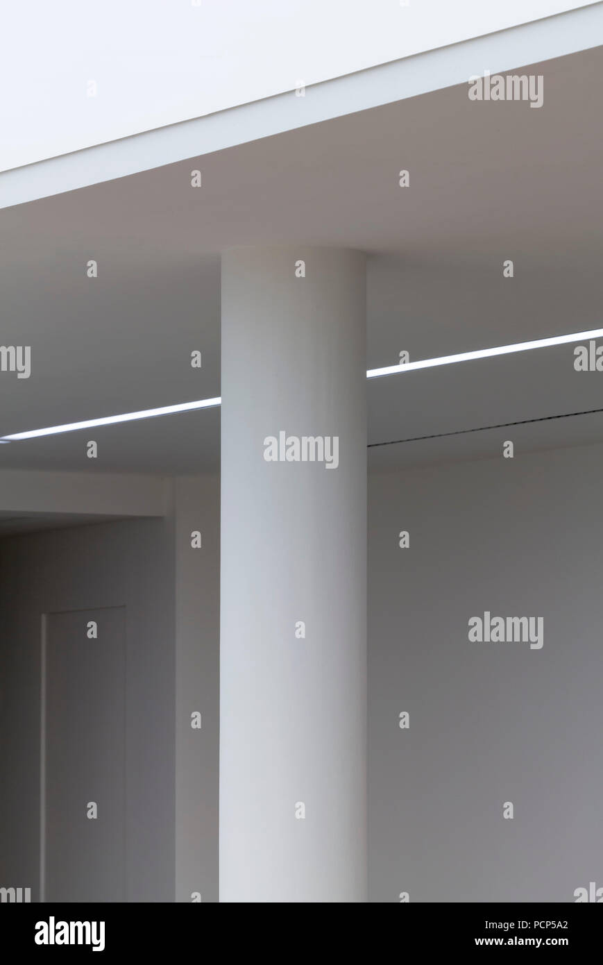 Innenräume leergeräumt während der Renovierung 2016 durch das Büro Winfried Brenne Architekten Foto Stock