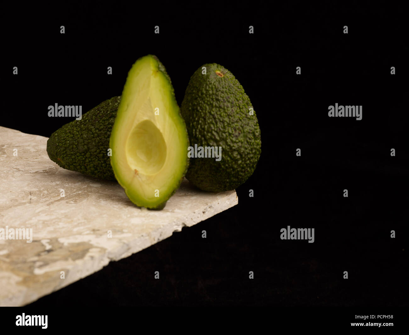 Avocado ancora vita cibo fotografia Foto Stock