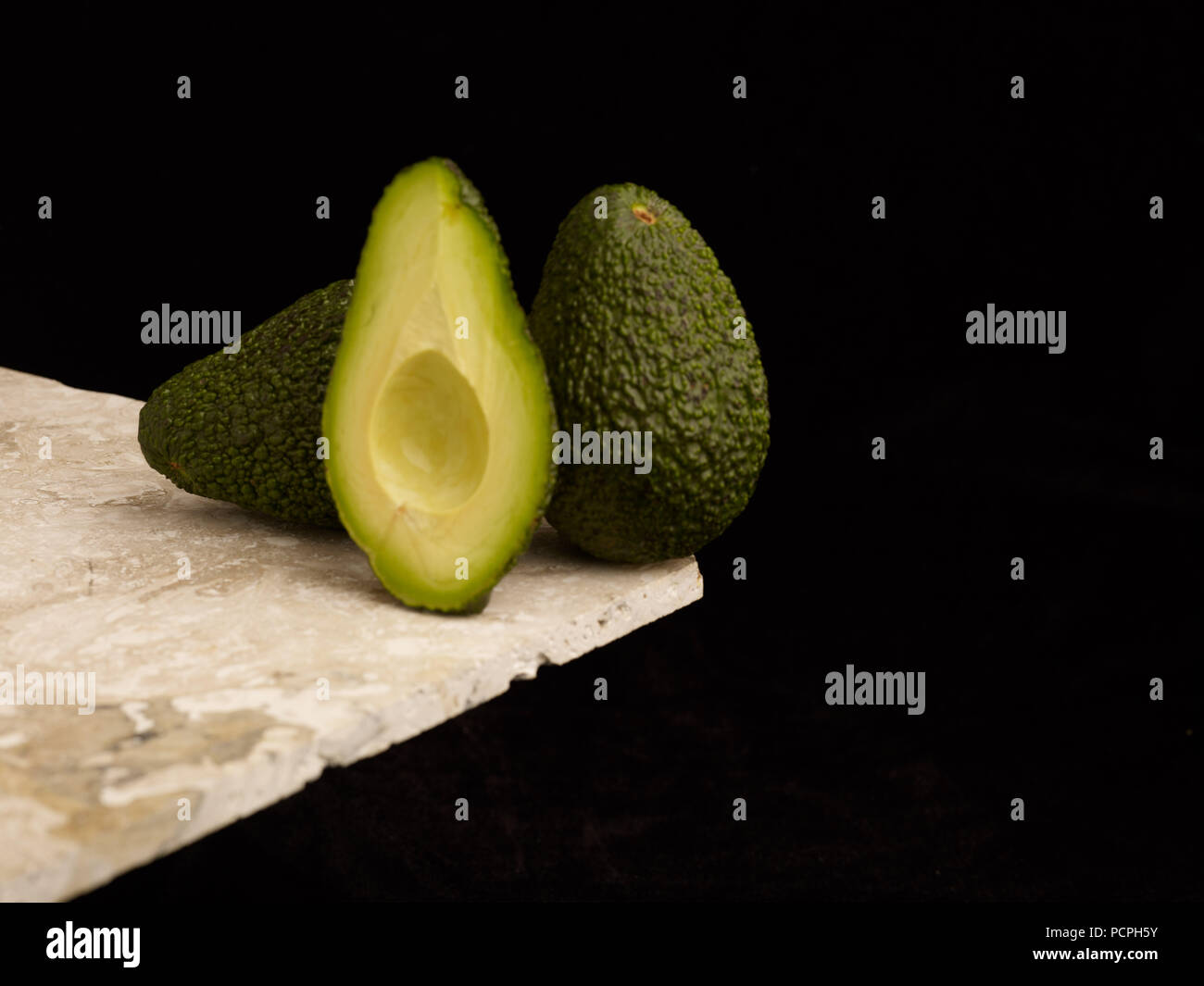 Avocado ancora vita cibo fotografia Foto Stock