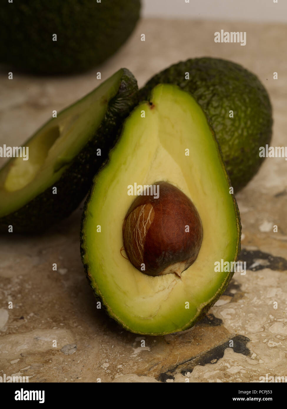 Avocado ancora vita cibo fotografia Foto Stock