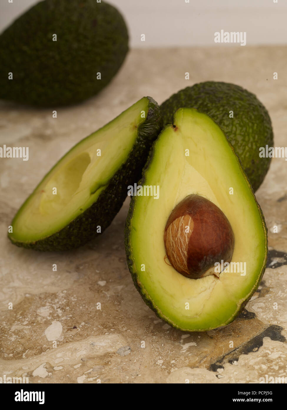 Avocado ancora vita cibo fotografia Foto Stock