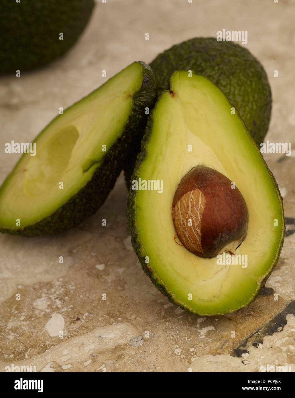 Avocado ancora vita cibo fotografia Foto Stock