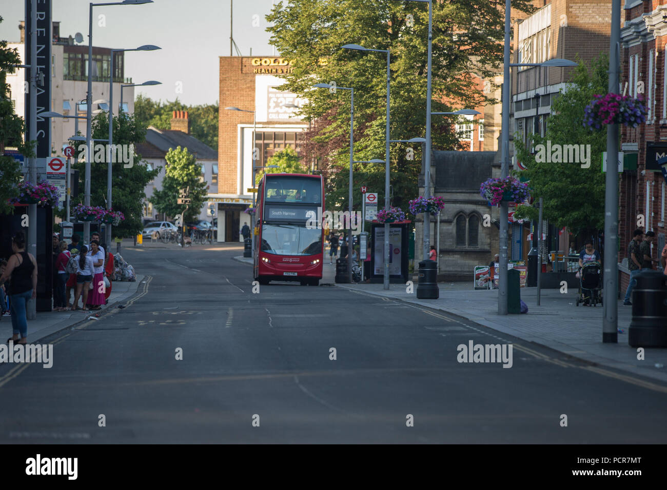 Le strade di Londra ovest privo di traffico durante l'Inghilterra del World Cup match contro la Colombia. Dotato di: atmosfera, vista in cui: London, England, Regno Unito quando: 03 lug 2018 Credit: Wheatley/WENN Foto Stock