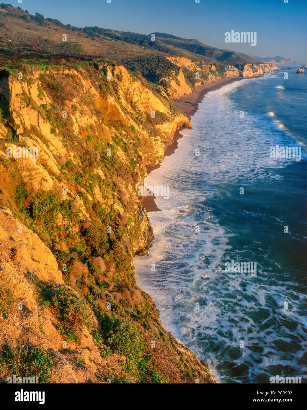 Kelham Beach, Point Reyes National Seashore, Burton deserto, Marin County, California Foto Stock