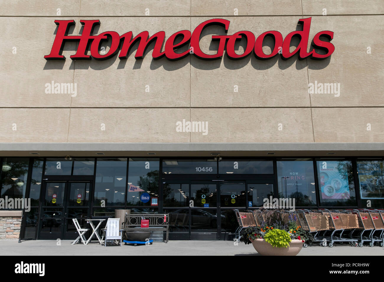 Un logo segno esterno di una HomeGoods store in Westminster, Colorado, il 23 luglio 2018. Foto Stock