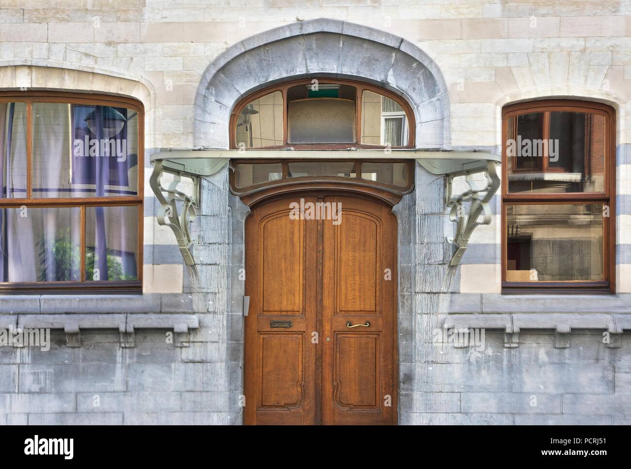 Le Jardin d'enfants, Bruxelles, Belgio, (1897), c2014-2017. Artista: Alan John Ainsworth. Foto Stock