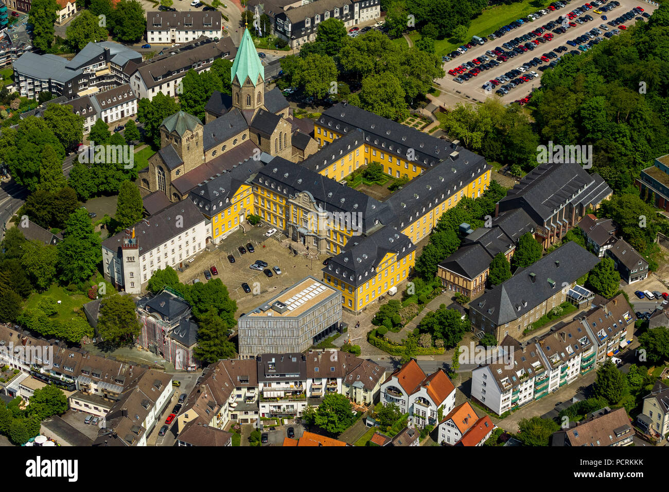 A Folkwang University of Arts, Essen-Werden, Essen, la zona della Ruhr Foto Stock