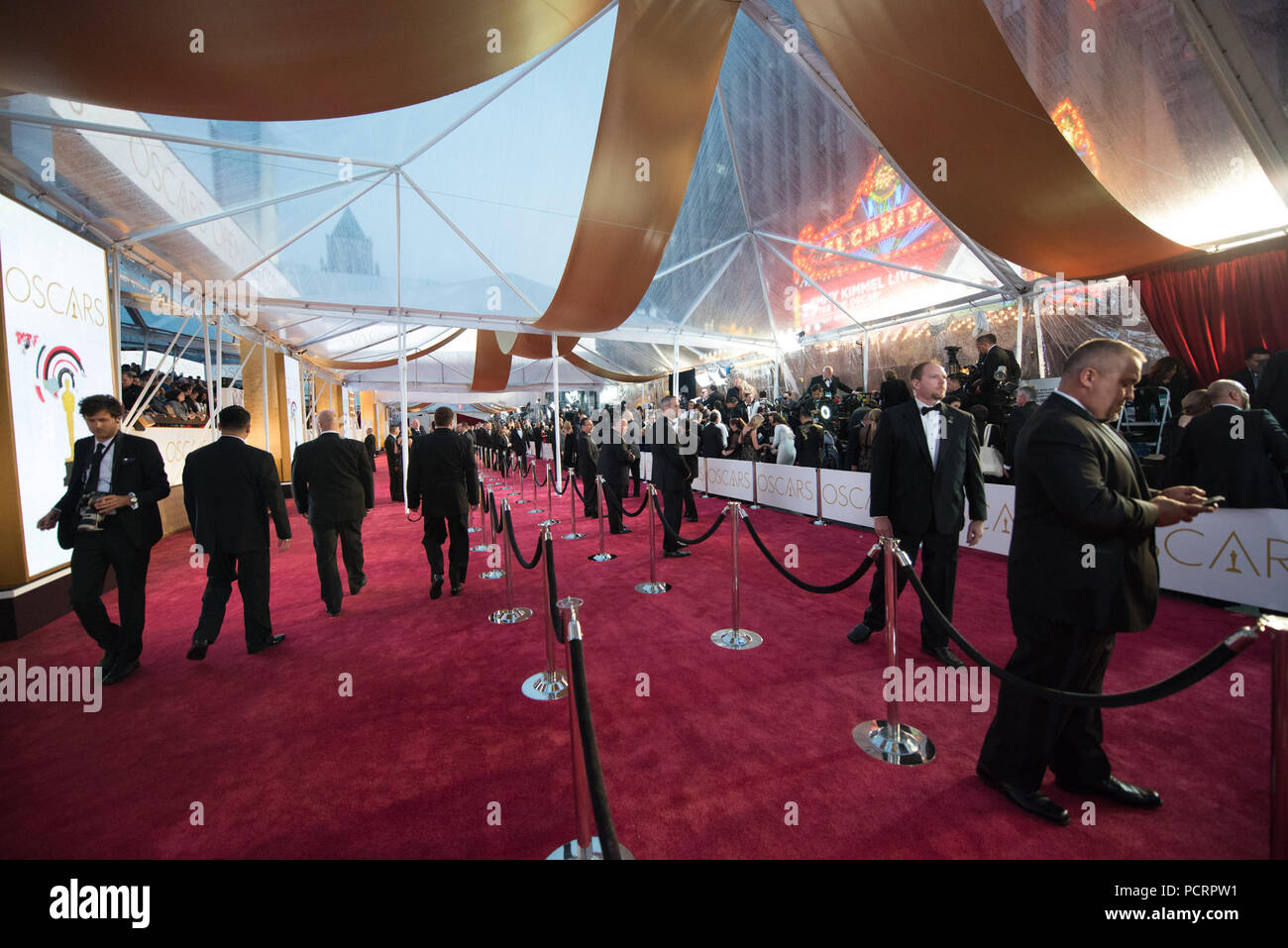 HOLLYWOOD, CA - febbraio 22: atmosfera attendst la 87th annuale di Academy Awards di Hollywood & Highland Center il 22 febbraio 2015 in Hollywood, la California. Persone: atmosfera Foto Stock