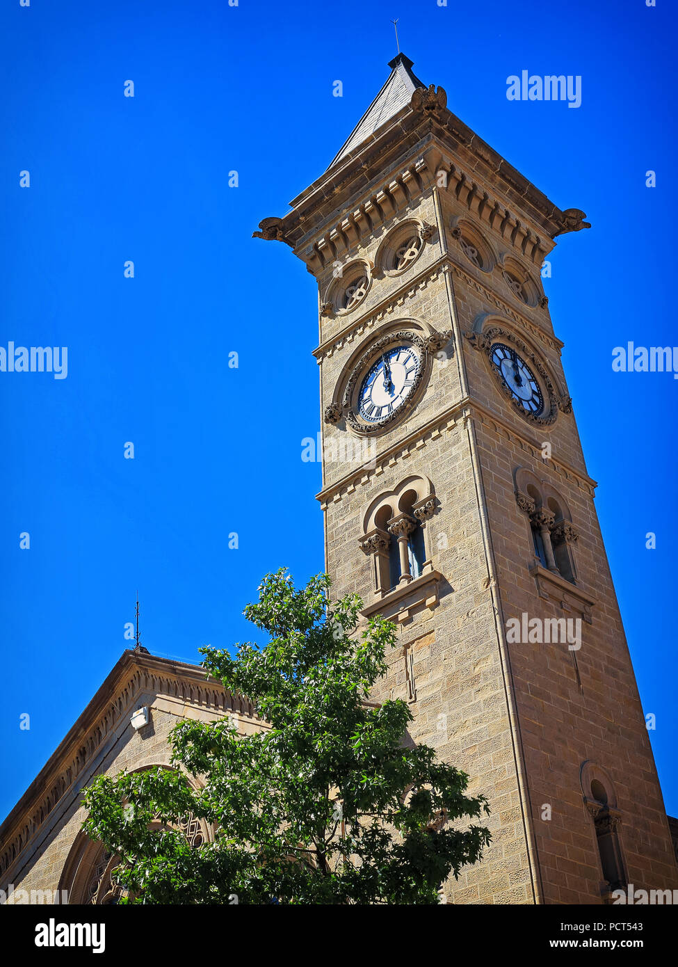 Clock Tower, Fishergate chiesa battista, Preston Foto Stock