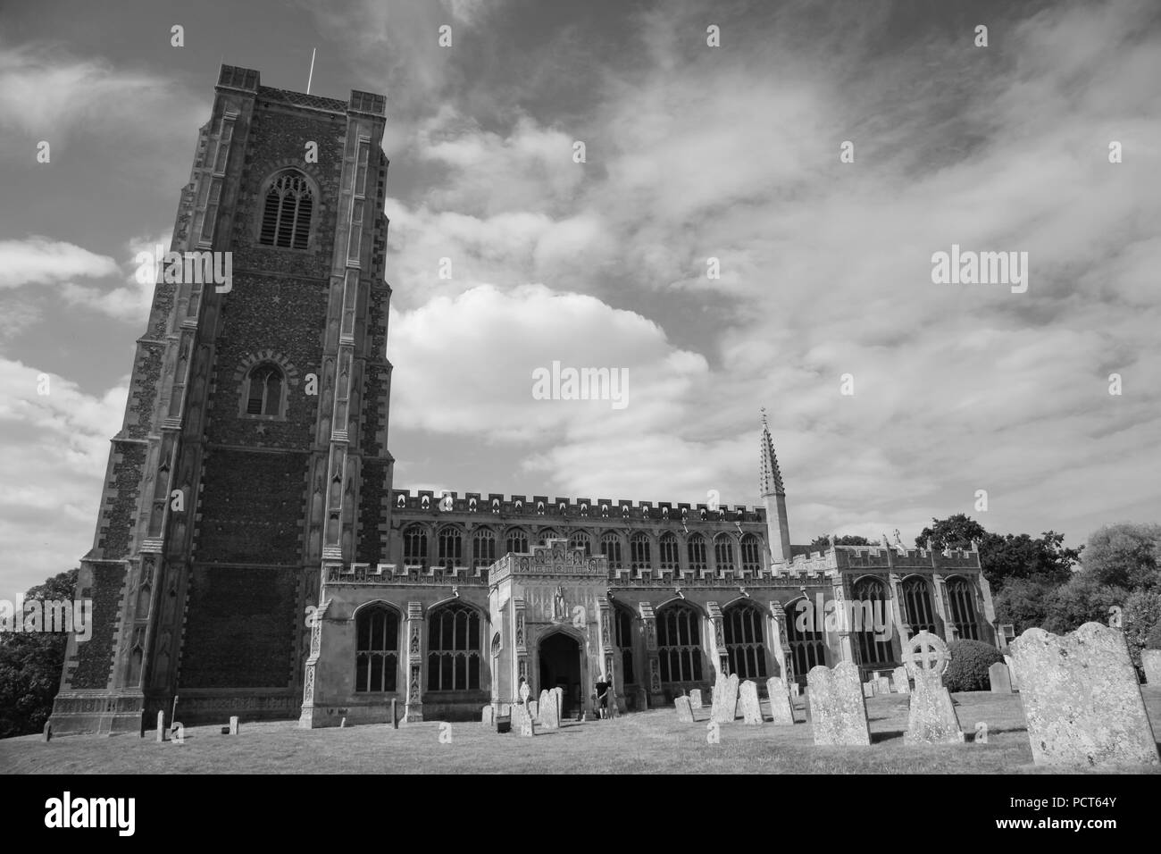 Chiesa di San Pietro e di San Paolo Lavenham Suffolk REGNO UNITO Foto Stock