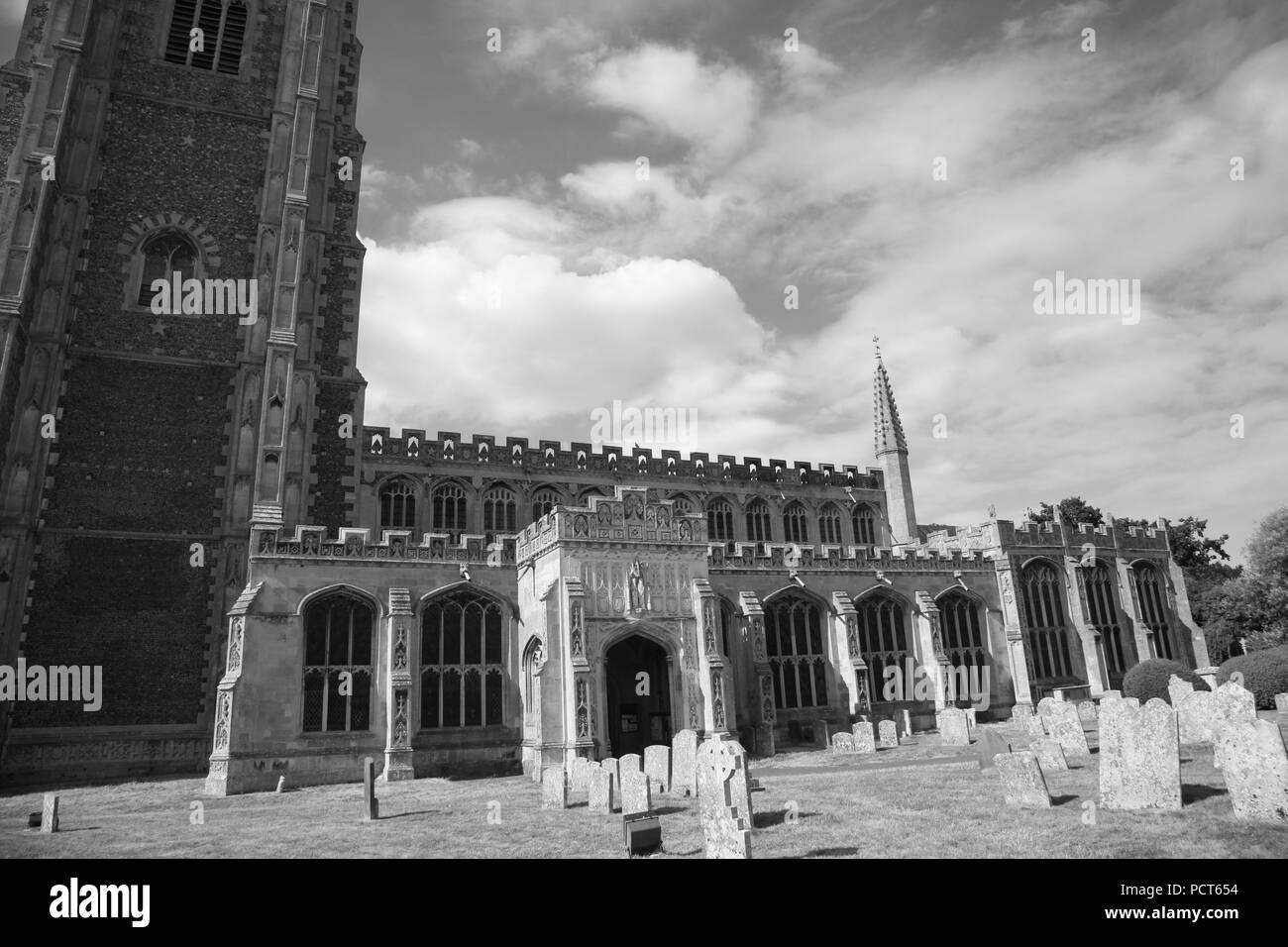 Chiesa di San Pietro e di San Paolo Lavenham Suffolk REGNO UNITO Foto Stock