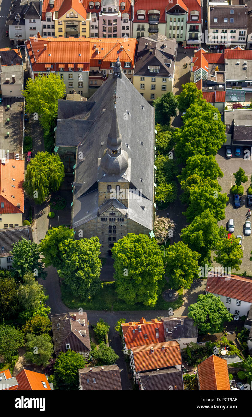 Probsteikirche S. Walburga (Chiesa di Santa Walburga), Sala gotica chiesa, Werl, Werl-Unna Börde, Renania settentrionale-Vestfalia, Germanyy Foto Stock
