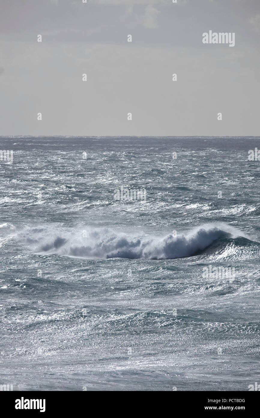 Mare, Atlantico, Portogallo, acqua, onde, Foto Stock