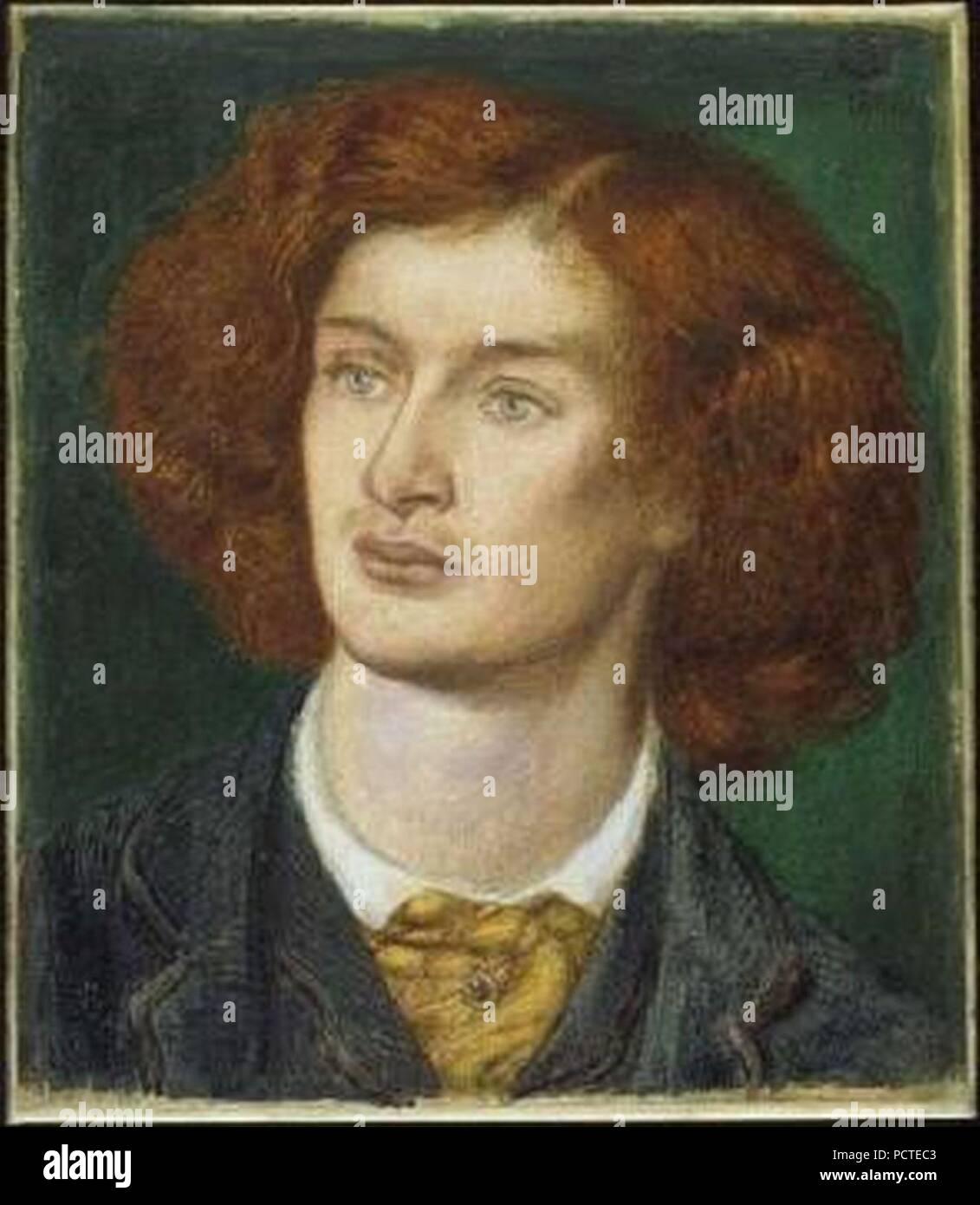 Algernon Charles Swinburne 1862. Foto Stock