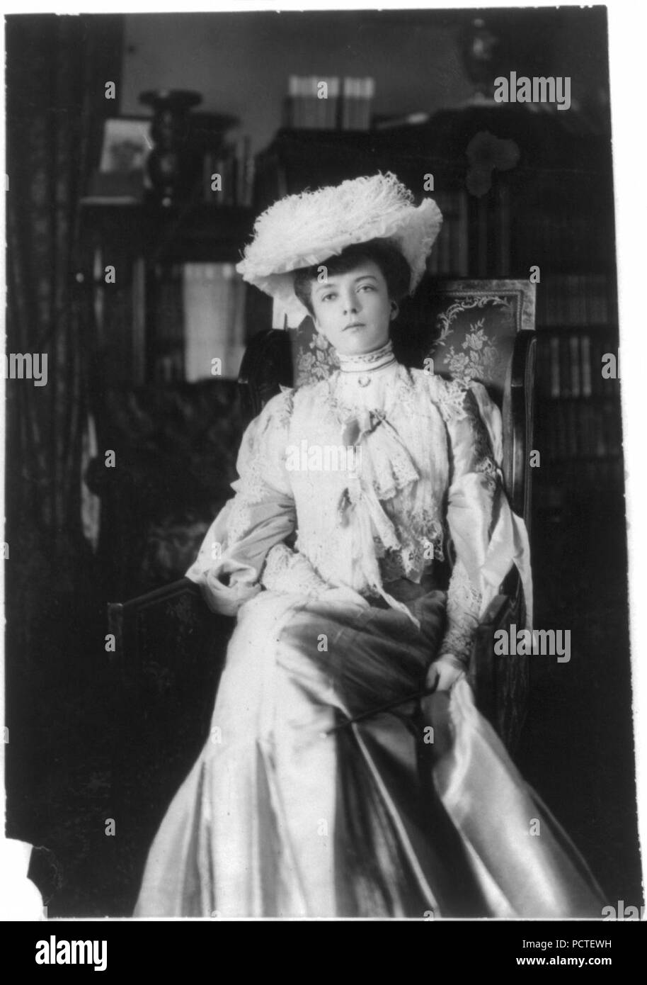 Alice (Roosevelt) Longworth, 1884- Foto Stock