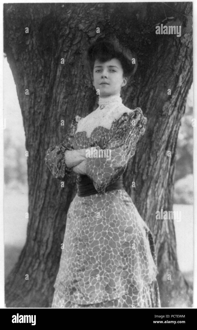 Alice (Roosevelt) Longworth, 1884-1980 Foto Stock