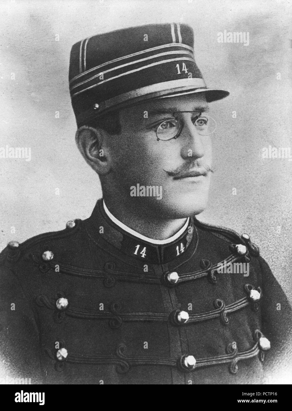 Alfred Dreyfus (1859-1935) - La foto originale. Foto Stock