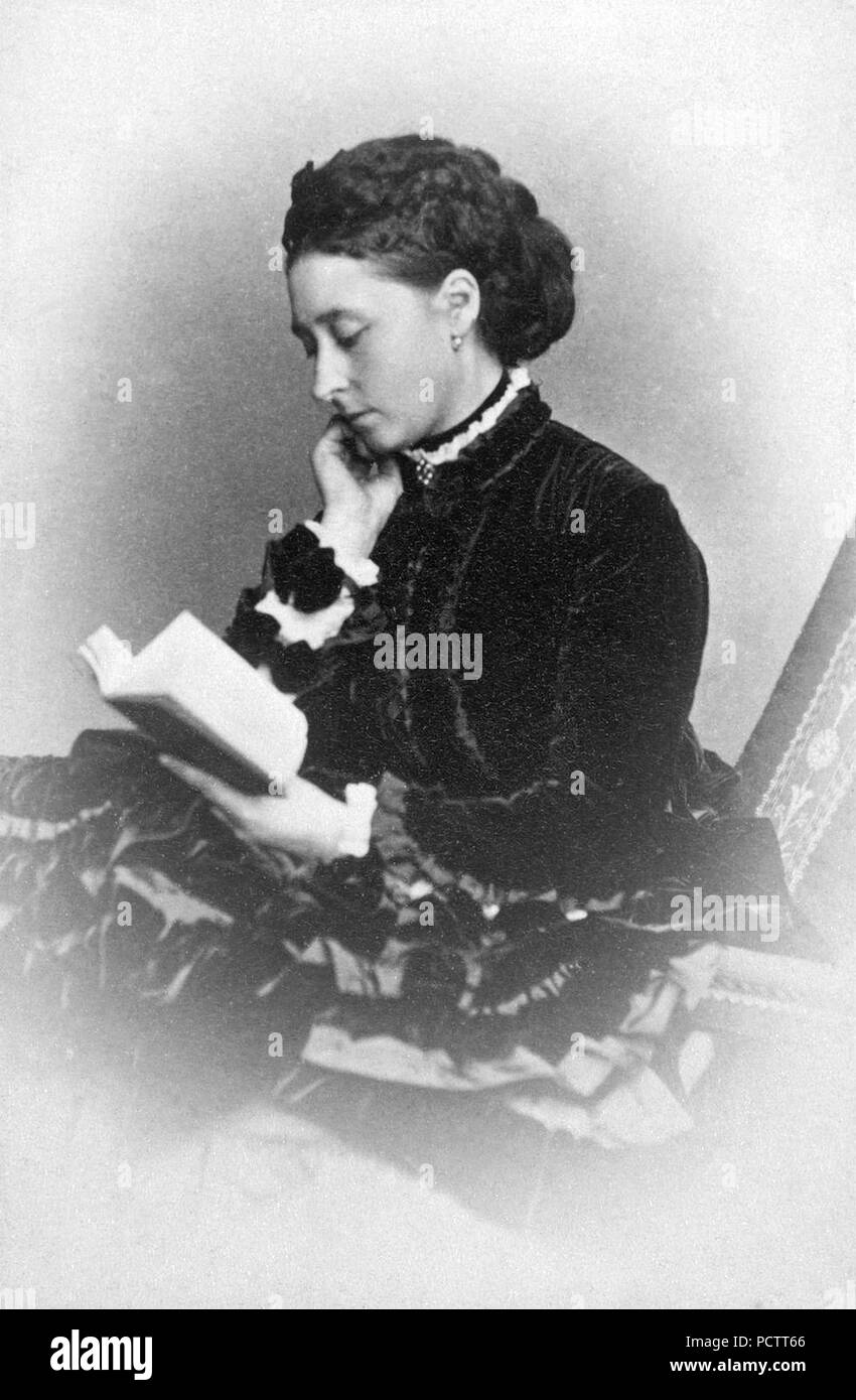 Alice, Princess Louis di Hesse 1871. Foto Stock