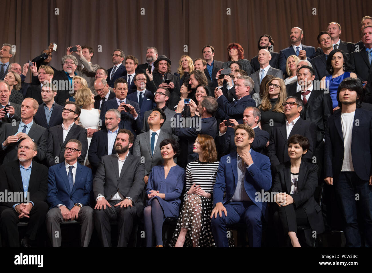 HOLLYWOOD, CA - 02 febbraio: Candidati pranzo presso il Beverly Hilton, 2 febbraio 2015 per la 87th Oscar per i film eccezionali conquiste del 2014 che sarà presentato domenica, 22 febbraio 2015, presso il Teatro di Dolby e teletrasmesso in diretta dalla televisione ABC Rete su Febbraio 22, 2015 a Hollywood, in California. Persone: Oscar nomination Foto Stock