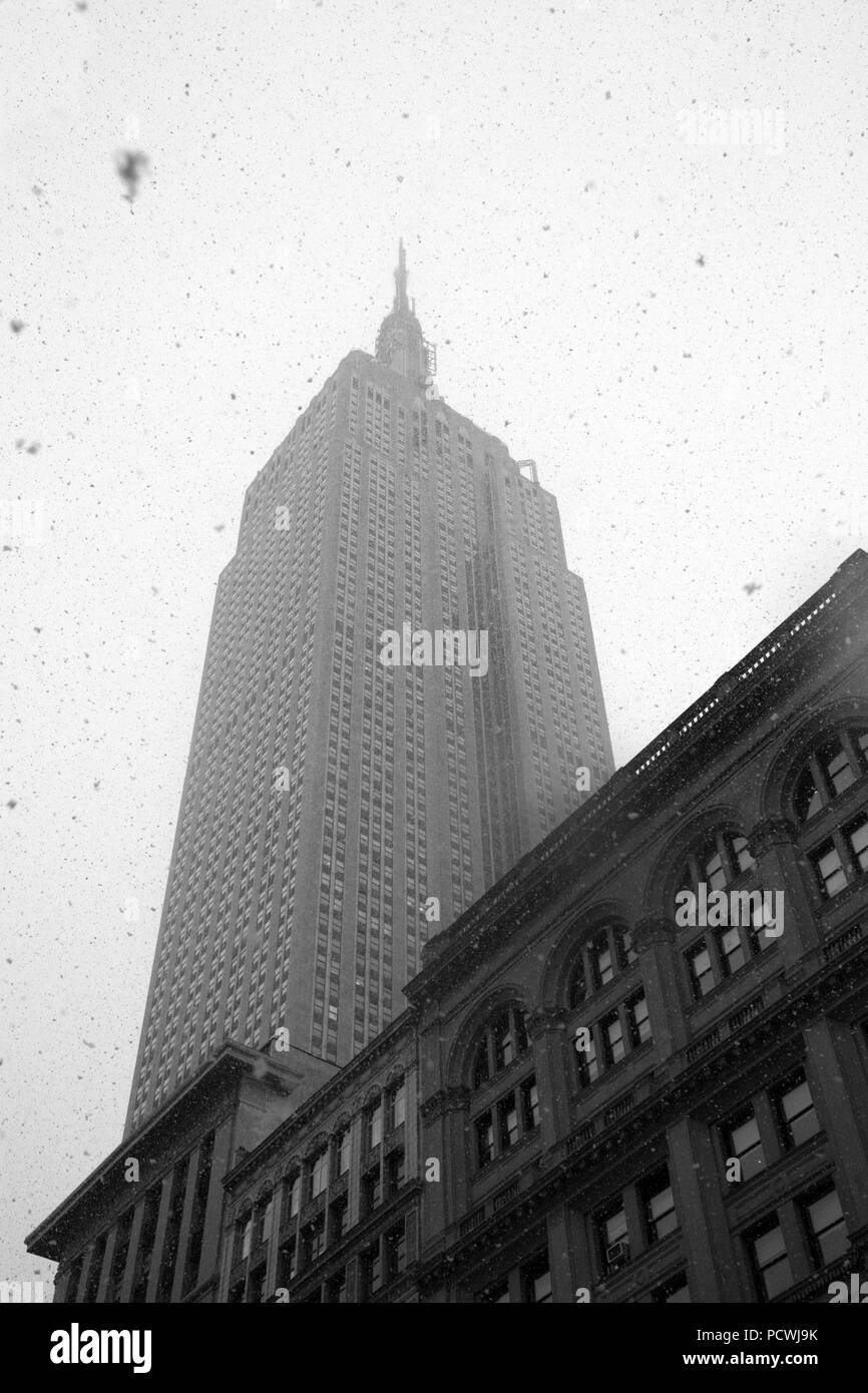 L'Empire State Building, New York Foto Stock